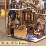 mini-galaxy-themed-shelf-insert-decorative-vignette Mini galaxy themed shelf insert decorative vignette with starfield backdrop