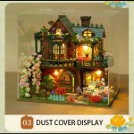 miniature architectural wooden fairy cottage
