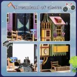 miniature-artisan-village-insert-evoking-strasbourg-charm Miniature artisan village insert evoking Strasbourg charm with traditional half-timbered houses