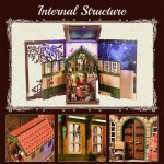 miniature-cat-diorama-bookshelf-insert-with-handmade-look Miniature cat diorama bookshelf insert showing layered handmade depth