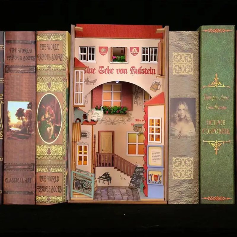 miniature-city-of-flowers-shelf-insert-with-illuminated-streets Miniature city of flowers shelf insert with warm LED illuminated streets