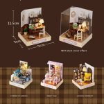 miniature-dollhouse-kit-for-cozy-corner compact miniature dollhouse kit displayed in cozy shelf corner