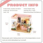 miniature-dollhouse-kit-with-detailed-furniture Miniature dollhouse kit interior showing detailed shop counter display case furniture