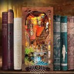 miniature-enchanted-ring-scene-for-shelf-display Miniature enchanted ring scene for shelf display with warm lighting