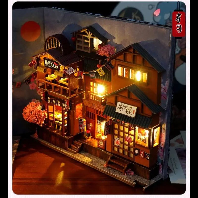 miniature-zen-alley-diorama-for-book-lovers Miniature zen alley diorama for book lovers