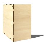 modular-bookshelf-diorama-customizable-kit Modular customizable book nook kit with paintable bare wood interior panels ready to paint