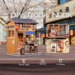 paper model of a cozy noodle restaurant for shelves