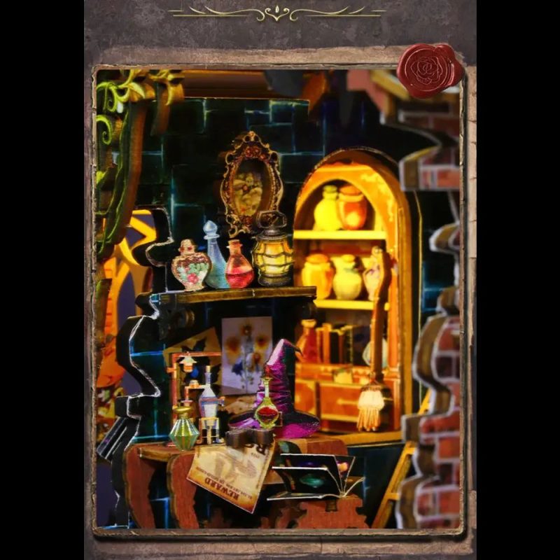 portable-diy-fantasy-house-kit-with-integrated-led-features portable DIY fantasy house kit with integrated LED features