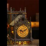 precision-cut-miniature-clock-tower-model precision cut miniature clock tower model
