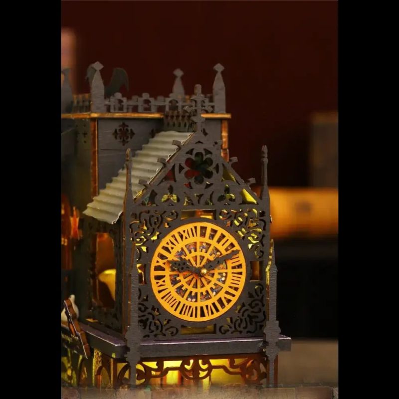 precision-cut-miniature-clock-tower-model precision cut miniature clock tower model