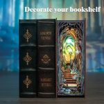 resin-miniature-gate-for-bookshelf-scene Resin miniature gate for bookshelf scene with museum-quality hand-painted finish