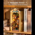romantic-gondola-diorama-book-nook-diy-craft Romantic gondola diorama book nook DIY craft kit with LED lighting
