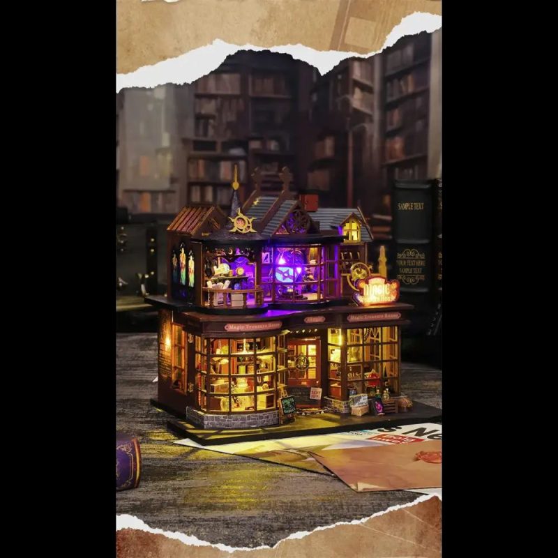 romantic-illuminated-treasure-house-for-home-decor Romantic illuminated treasure house for home decor