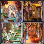 rustic-handcrafted-book-nook-kit-with-woodsy-decor Rustic handcrafted book nook kit with woodsy décor and glowing mushroom accents