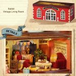 Rustic wooden miniature cottage craft project