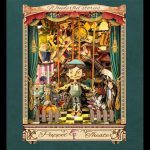 scenic-book-nook-insert-featuring-puppet-theater-set Scenic book nook insert featuring puppet theater set