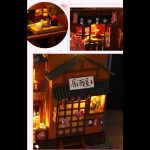 shelf-insert-diorama-evoking-japanese-sakura-pathway Shelf insert diorama evoking Japanese sakura pathway
