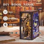 small-book-nook-diorama-with-starry-nebula-backdrop Small book nook diorama with starry nebula backdrop and miniature accessories