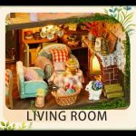 small wooden fairy dwelling for landscaping