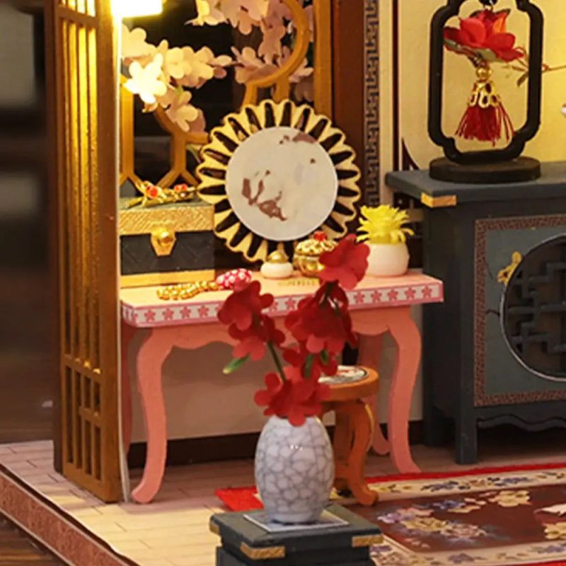 tiny-ancient-tome-house-replica-for-tabletop-scenery Tiny ancient tome house replica with warm LED glow for tabletop scenery