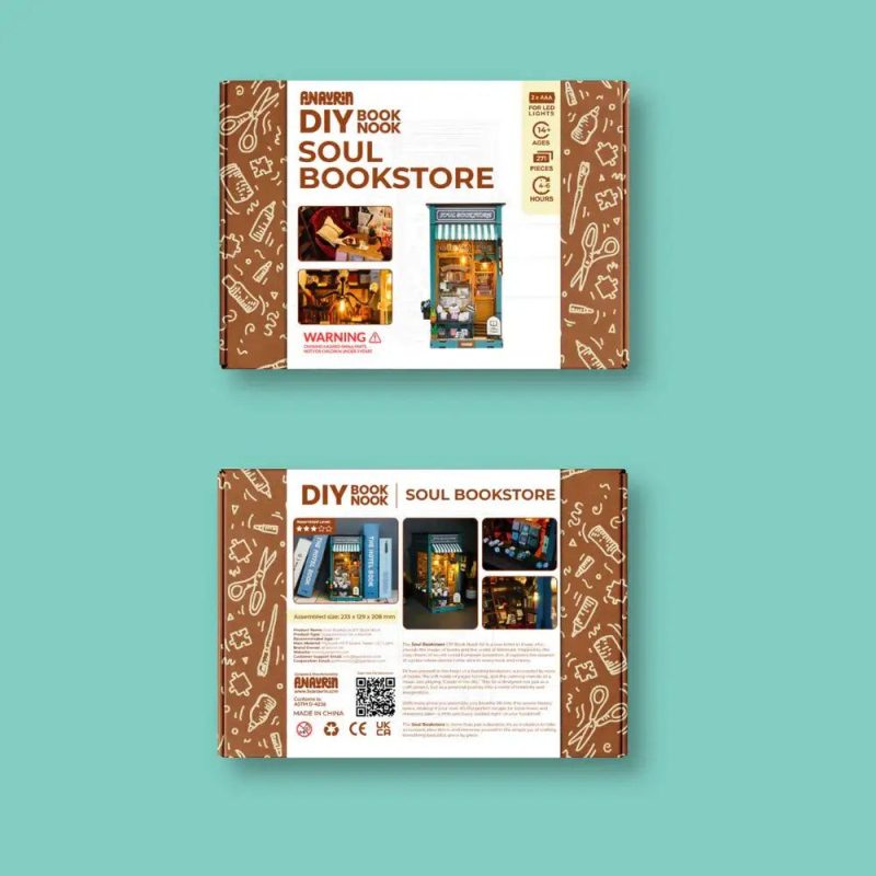 tiny-bookshop-diorama-with-detailed-book-spines-and-staircase tiny bookshop diorama with detailed miniature book spines and interior staircase