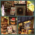 tiny-cafe-miniature-with-detailed-fixtures-and-garden-decor Tiny café miniature with detailed wood fixtures and botanical garden décor