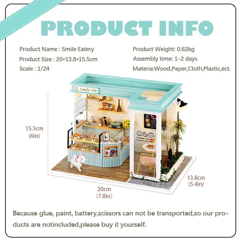 tiny-diorama-dollhouse-scene-with-realistic-decor Tiny diorama dollhouse shop scene realistic LED-lit warm decor complete