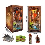 tiny-fantasy-scene-for-bookshelves-with-magic-ring Tiny fantasy scene for bookshelves featuring magic ring and dragon