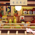tiny-japanese-food-miniatures-for-dollhouse-decor Tiny Japanese food miniatures including sushi platter and teacup for dollhouse decor