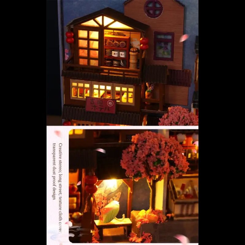 tiny-japanese-street-scene-for-bookshelf-diorama Tiny Japanese street scene for bookshelf diorama