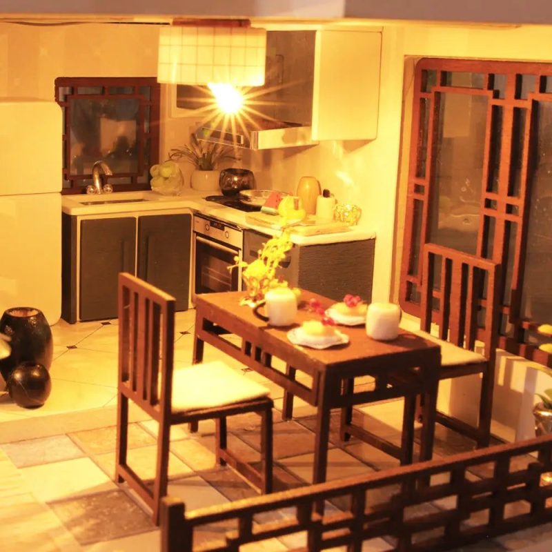 tiny-scale-model-bedroom-with-miniature-furniture tiny scale model bedroom with miniature furniture from Quiet Time kit