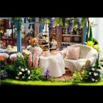 tiny-tea-room-scale-model-house-set tiny tea room scale model house set with pastel decor