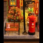 tiny urban scene book nook for readers