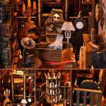 victorian-inspired-miniature-library-ornament-for-shelves Victorian inspired miniature library ornament for shelves with gothic aesthetic