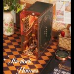 Victorian London alley book nook miniature showing exterior facade and window details