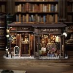 vintage cafe bookshelf insert for readers