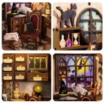vintage-pharmacy-themed-book-nook-display vintage pharmacy themed book nook display