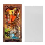 vintage-style-miniature-bookshelf-scene-with-ring Vintage style miniature bookshelf scene with ring