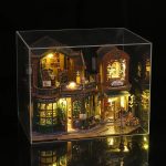 warcraft-themed-diy-miniature-cottage Warcraft-themed DIY miniature cottage with stone and wood textures