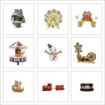 Winter wonderland miniature house assembly craft set step by step build