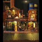 woodcraft-miniature-house-for-warcraft-fans Wood-craft Warcraft miniature house kit for fans and collectors