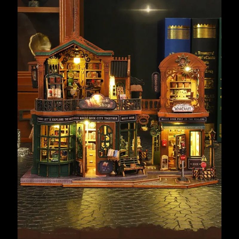 woodcraft-miniature-house-for-warcraft-fans Wood-craft Warcraft miniature house kit for fans and collectors