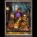 wooden-fantasy-house-model-kit-including-energy-saving-led-lights Wooden fantasy house model kit with energy-saving LED lights and all furniture included