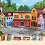 Wooden mini model house for craft lovers