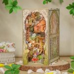 woodland-fantasy-book-nook-with-tiny-books-and-lanterns Woodland fantasy book nook with tiny lanterns and miniature books