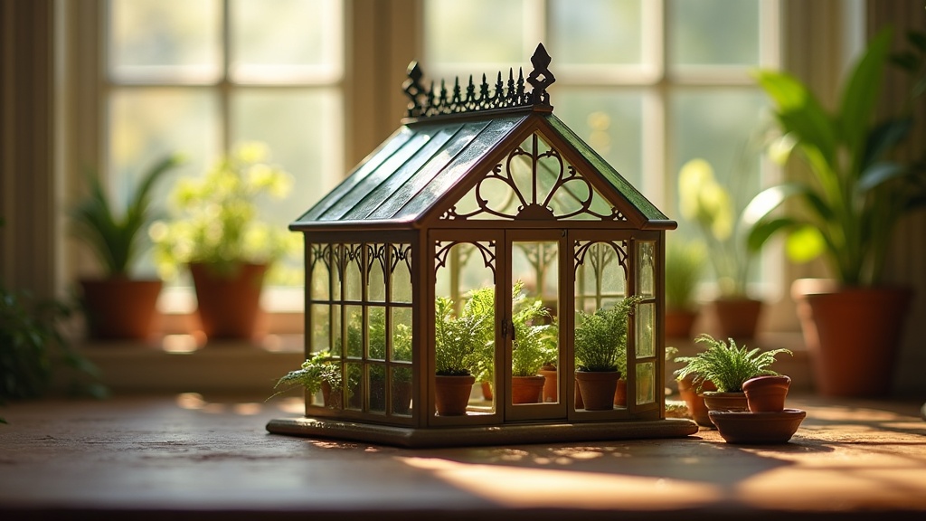 Victorian Greenhouse Miniature Kit: Building a Glass Palace in Miniature