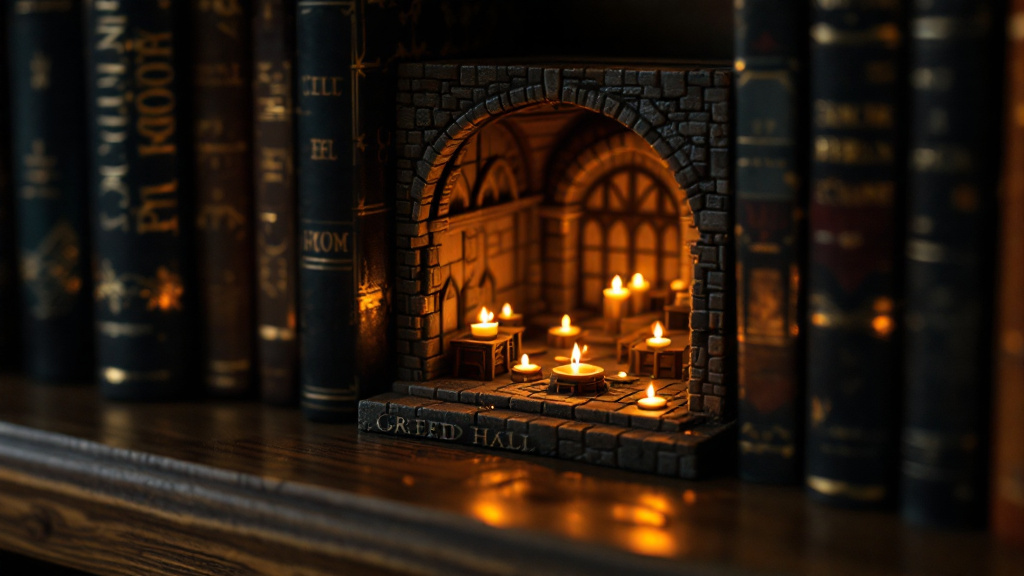 Hogwarts Inspired Book Nook Kits: Castle Rooms, Shelf Magic