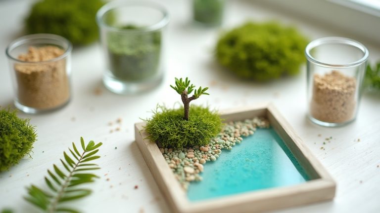 Miniature Scenery Materials for Book Nooks: Moss, Gravel, Water Effects, and More