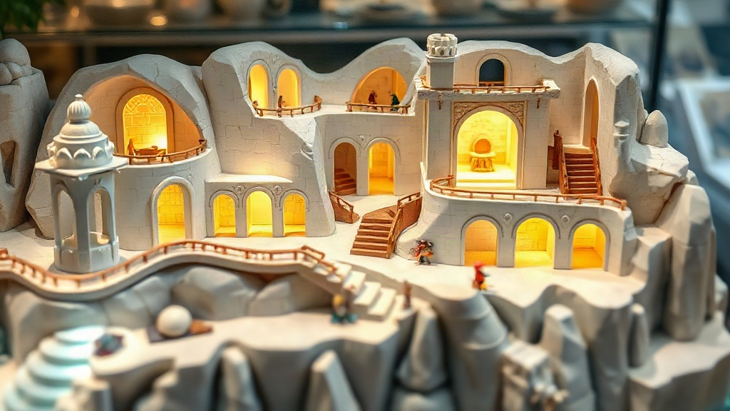 Avatar Last Airbender Miniature Scenes: Build an Air Temple Display