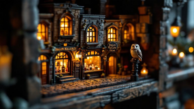 Diagon Alley Miniature Scene Ideas That Actually Work in a Book Nook